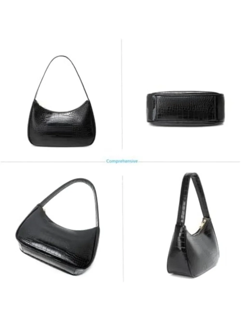 Cute Hobo Tote Bag for Women, Mini Clutch Purse with Zipper Closure, Stylish